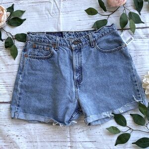 Levi’s denim jean medium cutoff shorts high waist NWT